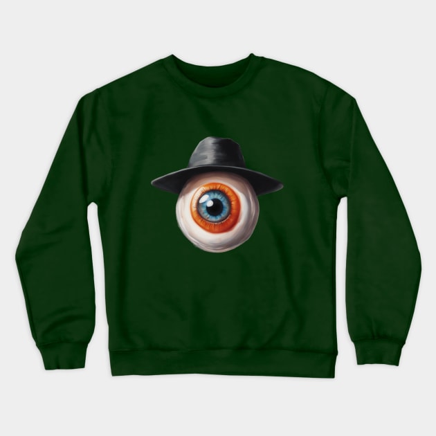 Eyeball with hat Crewneck Sweatshirt by CS77